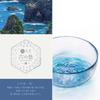 Aderia Glass Six Ocean Gift Made in Glass Nature Traditional Handcrafted in a Japanese Nordic Style (ADERIA) [Tsugaru Bowl, Colors, Design, Boxed,