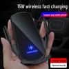 Magic Clip Q3 Wireless Charging Car Phone Holder with Electric Auto-Grip - Black