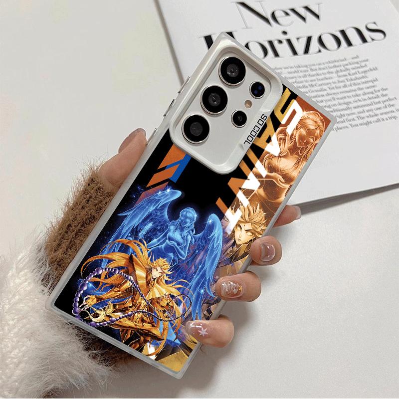 

Anime S-Saint S-Seiya Soft Phone Case for Samsung Galaxy S24 S25 FE S26 Edge S23 Ultra S22 Plus S21 + Shockproof Cover Back Shel Samsung S23 Plus