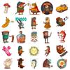 ! T01040444 Clear 50 Sheets Of Him And Them Stickers Luggage Refrigerator Skateboard Stickers Children Animal Stickers
