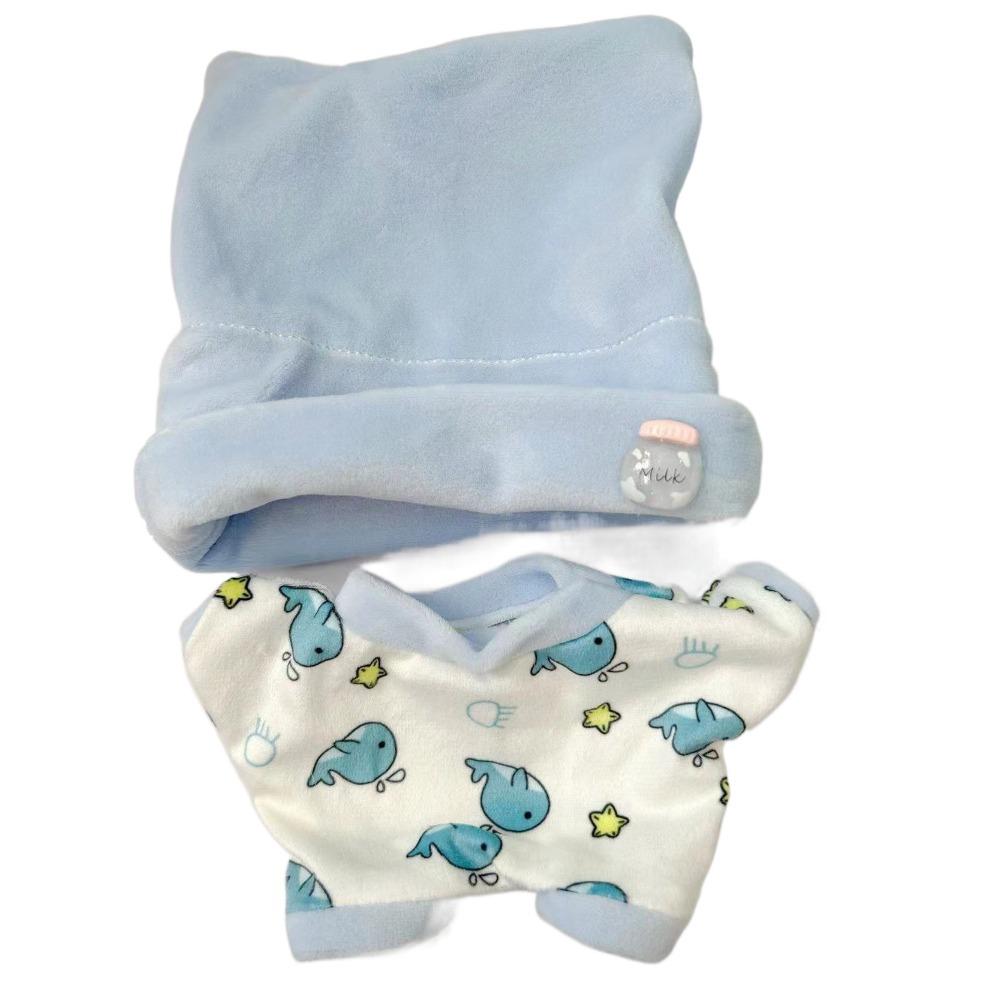 Pajama Set Stuffed Doll Plush Suit Plush Patch Plush Toys Clothes  20cm Cotton Doll