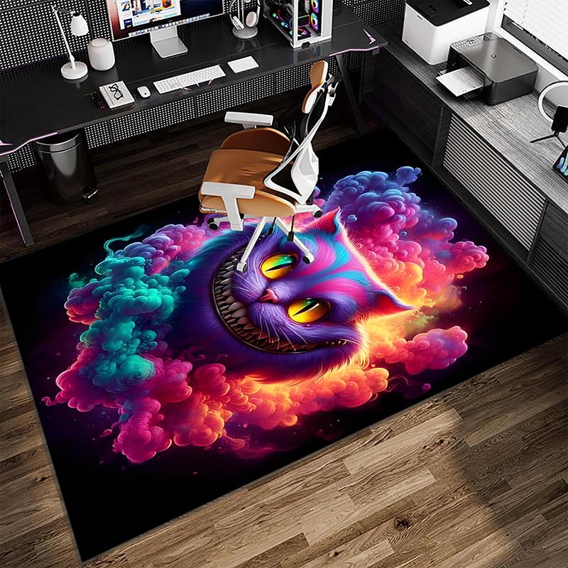 1PC WonderlCat Fantasy Rug Game Carpet, Floor Mat for Bedroom Living Room Entryway Rug, Home Decor Idea Gift for Christmas birthday