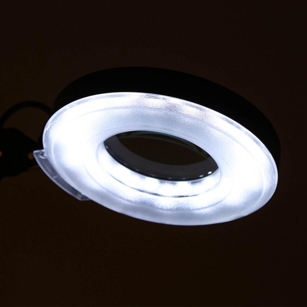 Stand Skincare Beauty Cosmetic Makeup Tattoo Manicure 5xMagnifying Lighted Magnifier Light Lamp