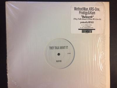 12-tums Skiva METHOD MAN, KRS-ONE, PRODIGY & KAM - They Talk About It CLT009 Egenutgiven 1998 USA Rap & Hip-Hop/R&B Begagnad