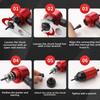 Electric Rivet Tool Adapter Kit Compatible with Cordless Drill Includes Handle Wrench and 5 Mandrels for Quick Nut Connection