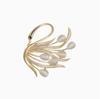 Exquisite Cat Eye Swan Brooch Feminine Corsage, Fashion Suit Personalized Pin Neck Clothing Accessories