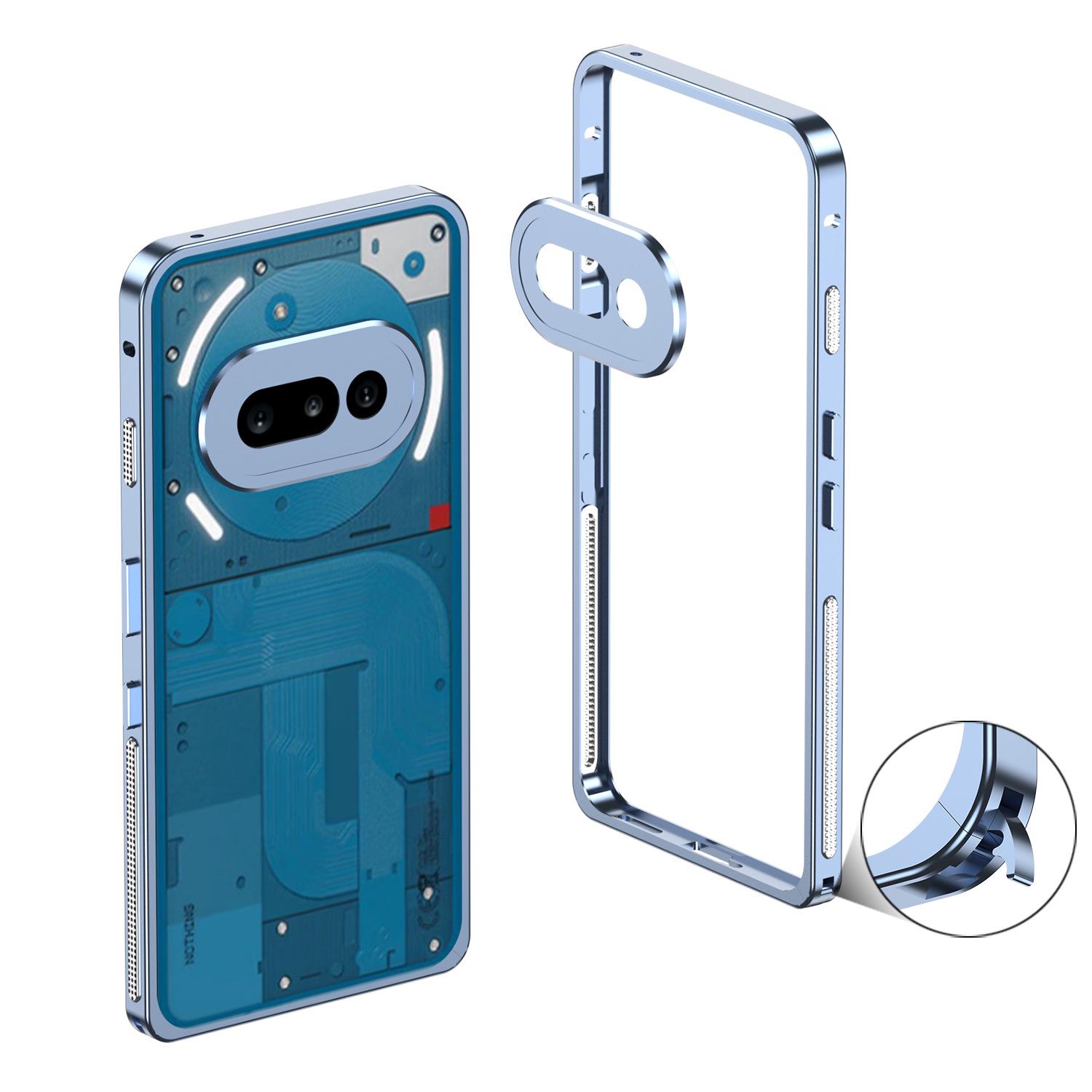 

Shockproof Heat-Dissipating Metal Case with Lens Protection for Nothing Phone 3A Nothing Phone 3A Pro