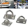 Stainless Steel Eye Plates for Secure Wall Ceiling Mounting Hammock Hook Hanger Outdoor Indoor Use Rustproof Deck Plates