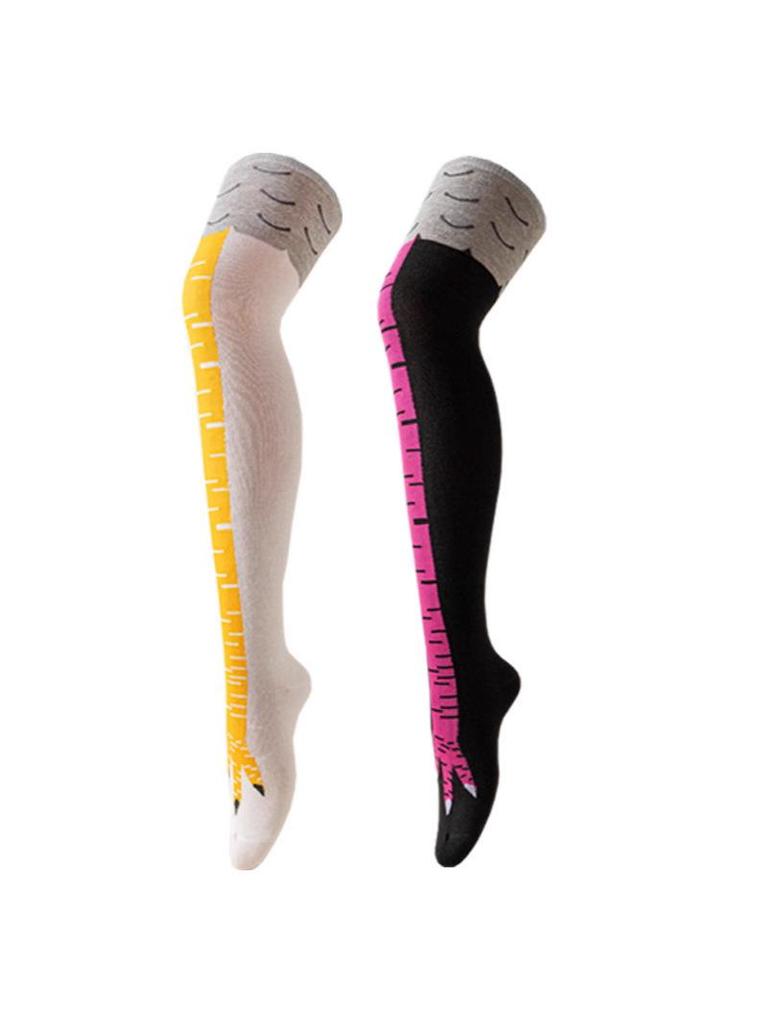 Girls' Funny Chicken Feet Over-the-Knee Socks for Trendy Home Fitness