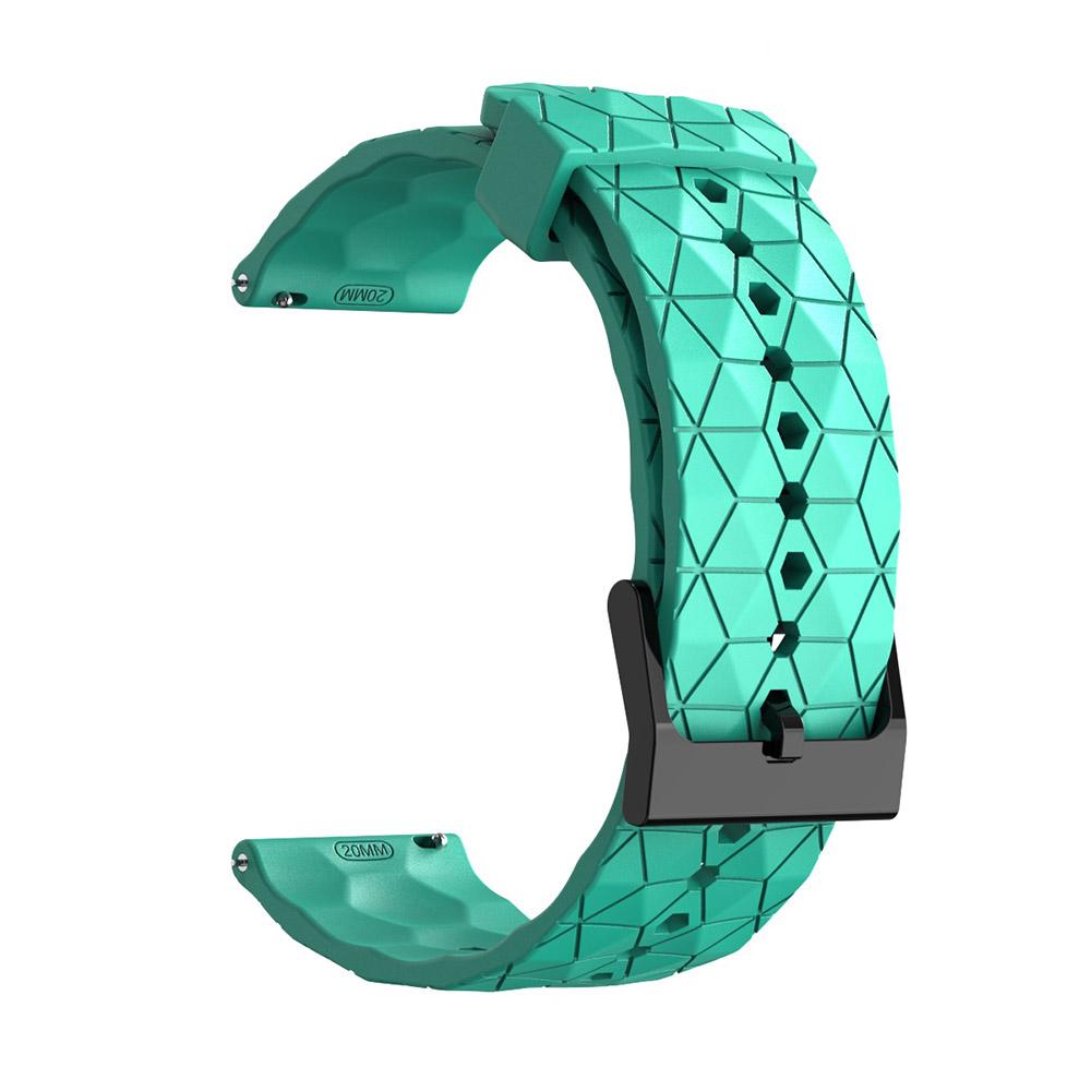 Pulseira de silicone de 20mm 22mm para Samsung Galaxy Watch 5 Pro 4 Faixa clássica de padrão de futebol para Xiaomi Watch Color 2/S2/S1