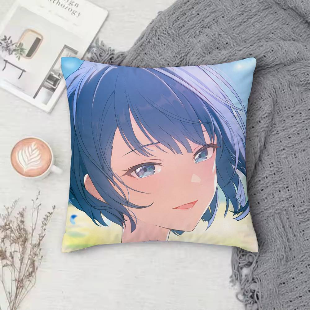 Project SEKAI Haruka Kiritani Pillow Case Cushion Cover Throw Pillow Case For Car Sofa