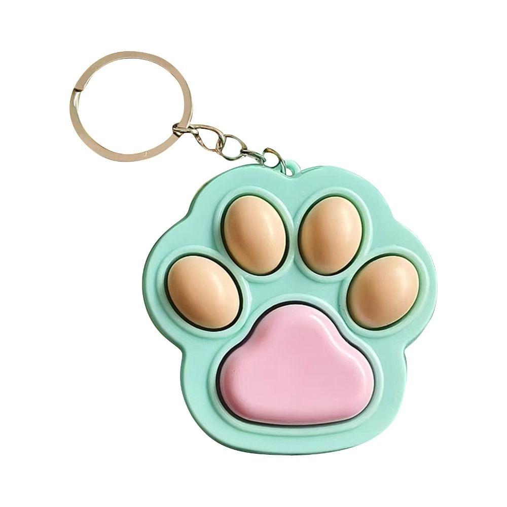 Fingertip Toy Cat Claw Button Pendant Key Ring Cat Paw Keyboard Cat Paw Keychain Bag Pendant