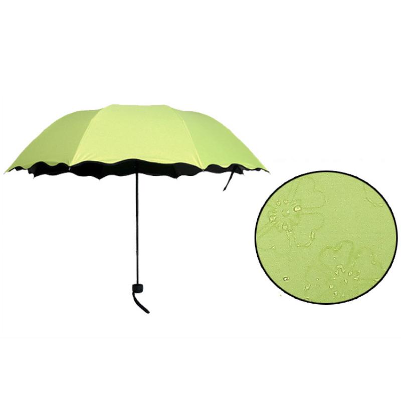Red Leaf Portable Manual Folding Umbrella Magic Flower Umbrella Travel Umbrella Anti Rain Umbrella Folding Anti UV Sun Umbrella