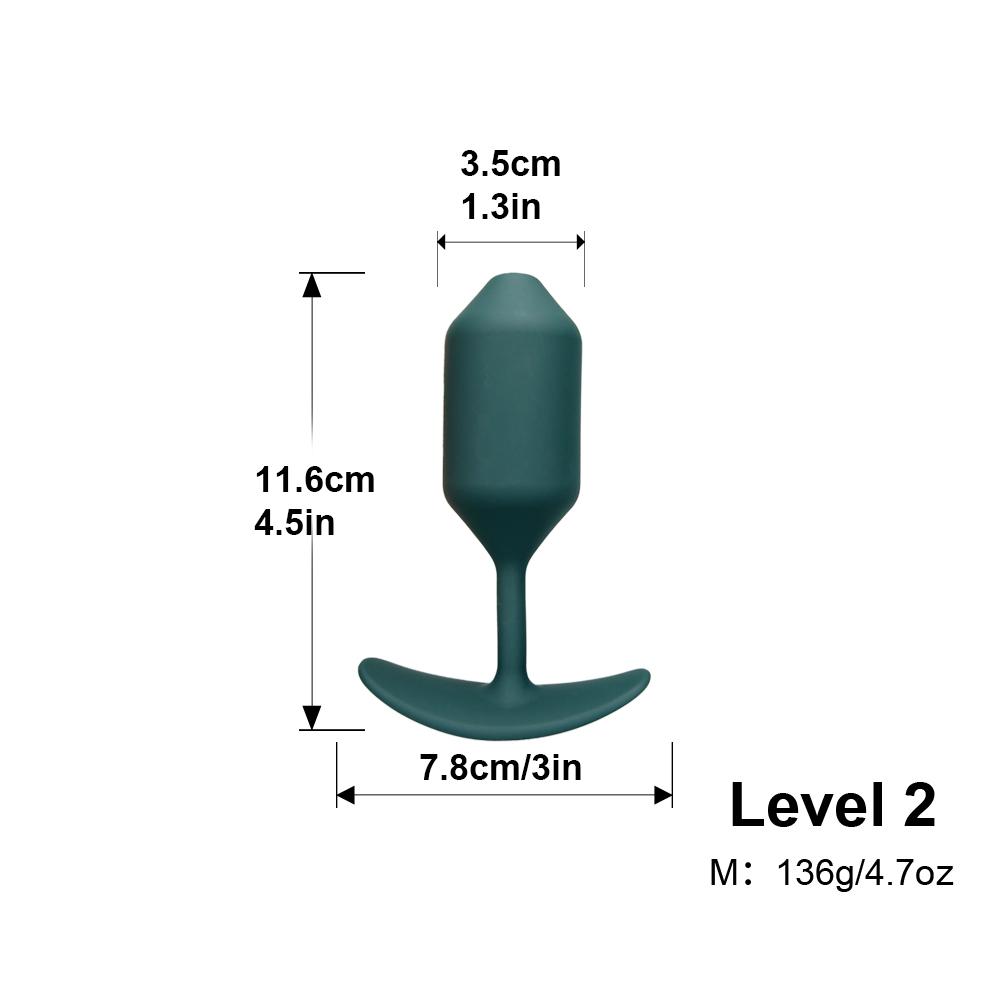 Anal Training S/m/l Steel Ball Built-In Butt Plug Dildos for Men Buttplug Male Prostate Massage Anus Dilatador Adult Supplies