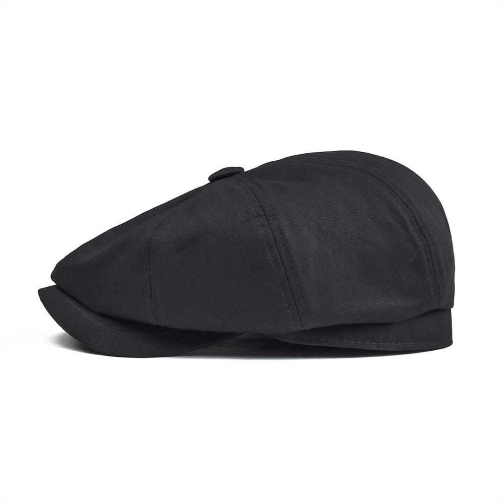 Berretto in cotone da uomo Cappello da strillone Berretto moda donna Berretto piatto in cotone