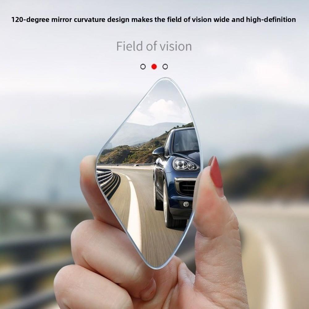 2pcs Set 360° Adjustable Blind Spot Mirror Wide Angle Parking Mirror Blind Spot Monitoring