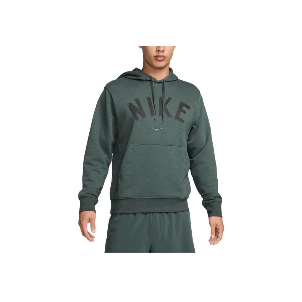 Nike Logo Print Hooded Long Sleeve Sweatshirt Men sweatshirts Green FV9920-338