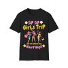 Funny Girls Trip Travel Cruise Shirts Girls Night Airport Exchange Shit Shirt Summer Loose And Breathable Cotton Tshirt Top