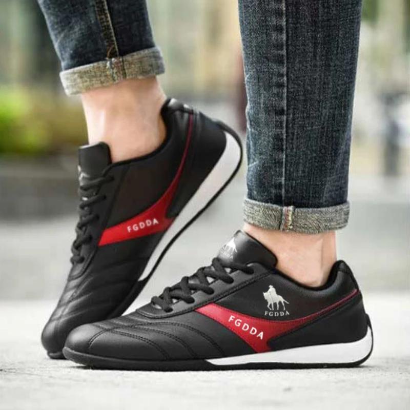 Leather Men's Sneakers Casual Shoes for Men Breathable Male Sports Shoes Non-Slip Men's Flat Driving Shoes Zapatillas De Hombre
