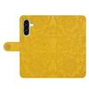 For Samsung Galaxy A37 5G Case Flower Imprint Leather Flip Wallet Phone Cover with Wrist Strap