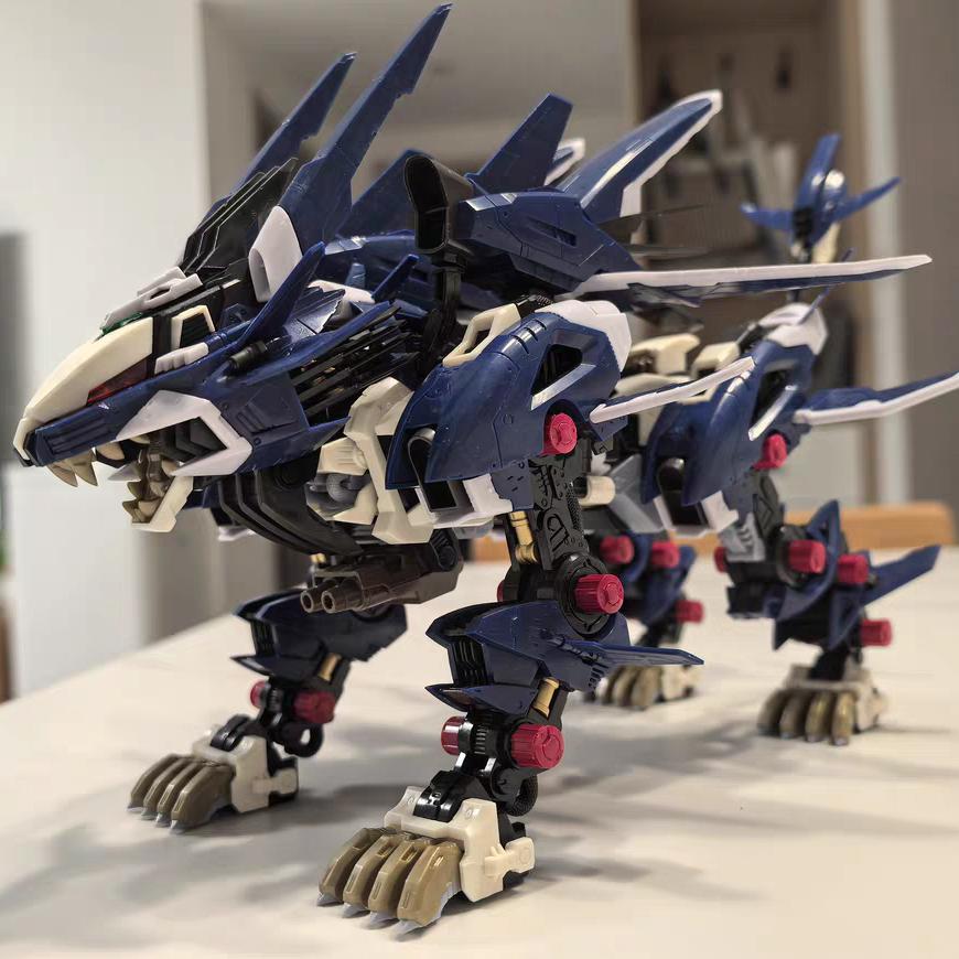 BT Building Blocks RZ-041 Blue Liger Zero Jager 1:72 Scale Full Action Plastic Kit Assemble Model Christmas Gifts For Children