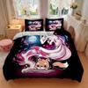 3pcs Magic Fox Bedding Set, Including 1 Quilt Cover and 2 Pillow Shams, Without Filling, Soft and Comfortable Home Bedroom Fabric, Fashionab