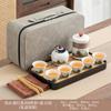 Travel tea set Outdoor portable Kung Fu tea set Ceramic Kuaike cup Office teapot Business gift