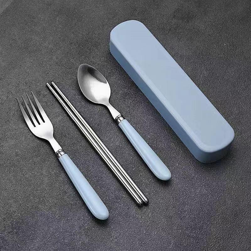 

Children s Stainless Steel Cutlery Set: Spoon, Fork & Chopsticks