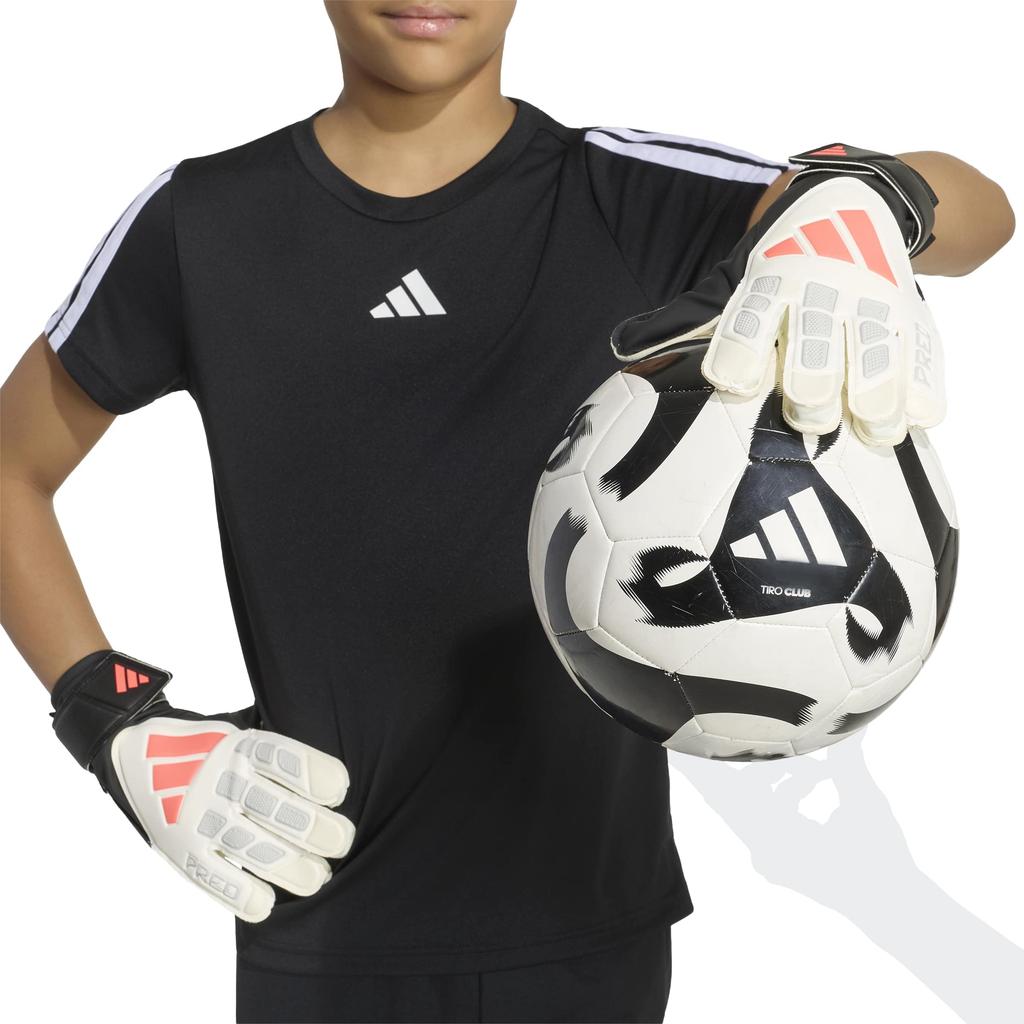 Adidas Soccer Gloves PRED GL TRN Unisex Adult VL159 Solar 4 Turbo/Black/White (KE9707)