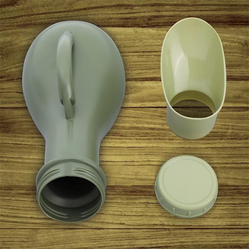 Orinatoio Portatile 1000ml Orinatoio Anti-Sversamento Con Coperchio Vasino Portatile Anti-Ribaltamento Bottiglie per Urinare per Congestioni Stradali Escursionismo Campeggio Pazienti
