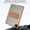 For iPad Pro 12.9 (2022)/(2021)/(2020)/(2018) Case with Kickstand TPU + PC Skin-Touch Tablet Cover