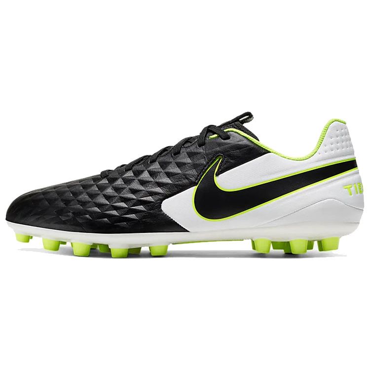Nike Tiempo Legend 8 Academy Artificial Grass Round Toe Lace-Up AG (Rubber Short Studs) Slip-Resistant Lightweight Soccer Shoes AT6012-007