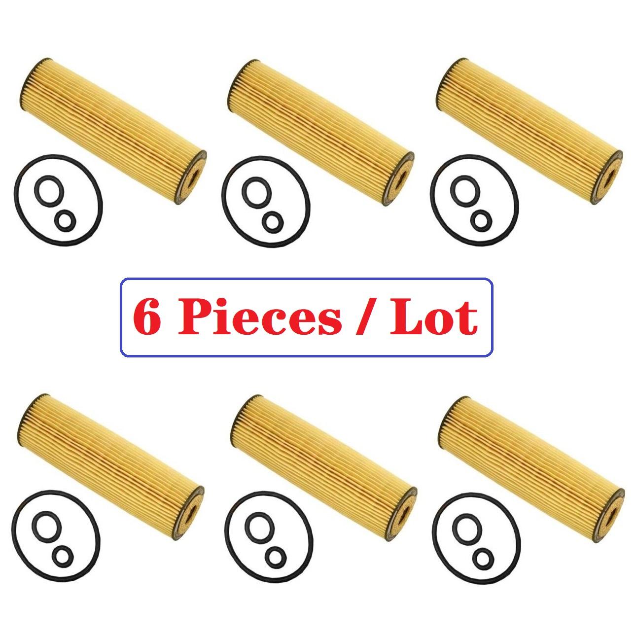 

6 X for Mercedes-Benz W203 C-Class C230 Engine Oil Filter 2711800009,2711800109,2711840125,2711840225,A2711800109, A2711800009 6 Pieces