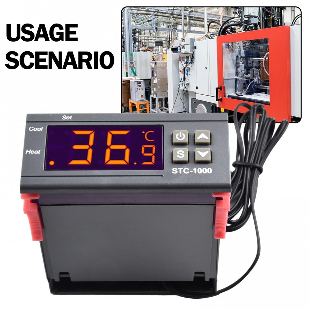 Termostat digital LCD STC1000, control precis și stabil al temperaturii