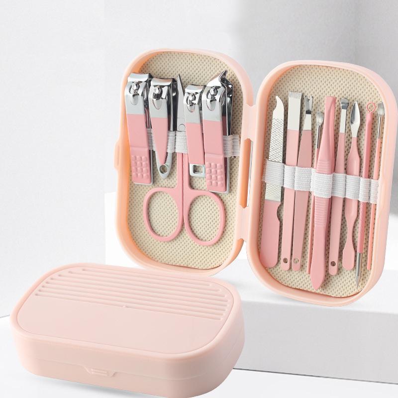 8-Piece Nail Clipper & 14-Piece Manicure Set with Foot Care Storage Box