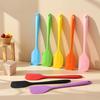 1Pc High Temperature Food Grade Integrated Silicone Scraper Cake Cream Spatula Silicone Whipping Cream Scraper Baking Tool