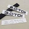 2026 3D ABS Car Logo 1.9 2.0 2.8 3.0 4.2 TDI 3.6 Sticker Trunk Emblem Rear Badge For 4YGYE  A3 A4 A5 A6 A7 A8 Q3 Q5 Q7 Q8 Accessroies