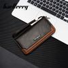 Baellerry Moda Hombre Carteras Largas Diseño Vintage Tarjetero Billetera para Hombre Masculino Cremallera Bolsos de Mano