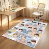 Personalized Crystal Velvet Carpet,SEVENTEEN Custom Printed Name, Plush Area Rug For Home Indoor Decor