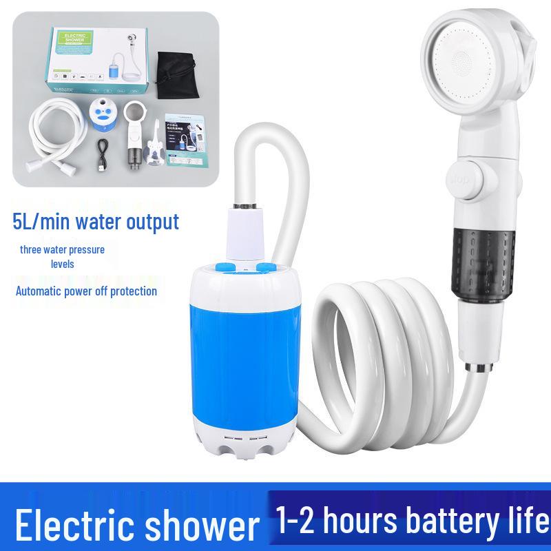 Přenosná venkovní samonasávací sprchová pumpa pro kempování