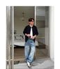 Men's 2024 Autumn/Winter Metal-Studded Cardigan Knitwear - Versatile Loose-Fit Coat
