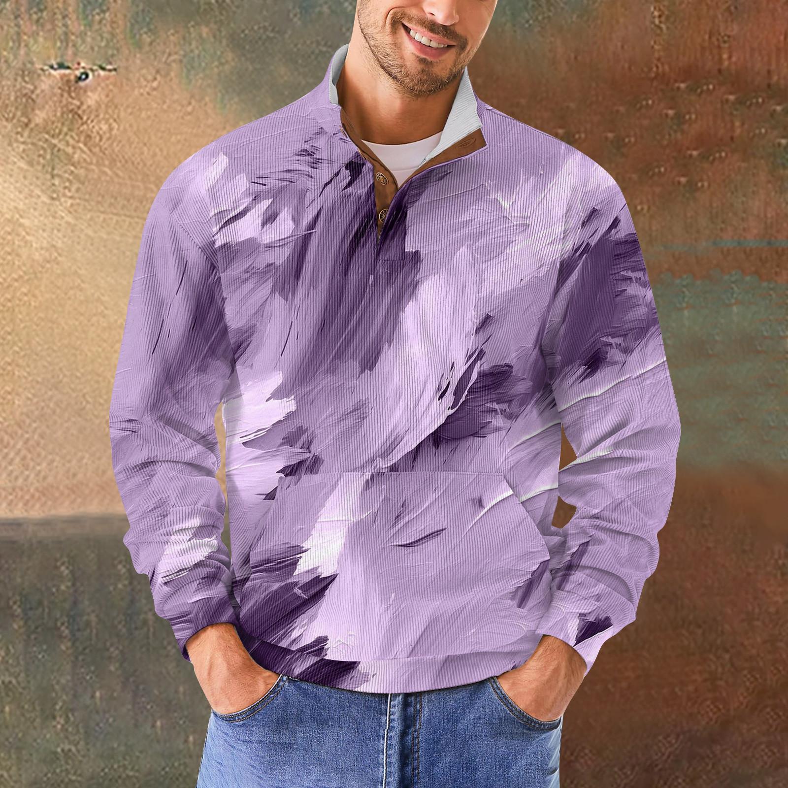 

Чоловічий світшот у стилі ретро з градієнтним принтом M