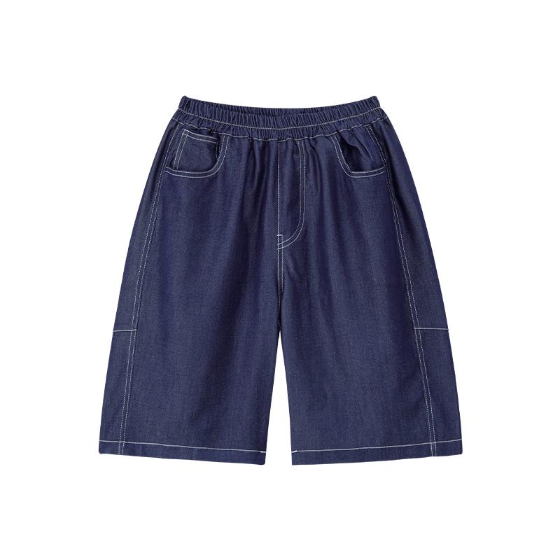 Zuoxi Boy s Cool-Touch Tencel Denim Shorts 120