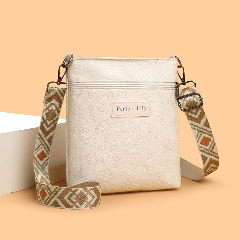 Mobile Phone Zero Wallet Fashionable and Simple Cross-body Bag for Single Shoulder Strap Trendy Soft Leather Backpack