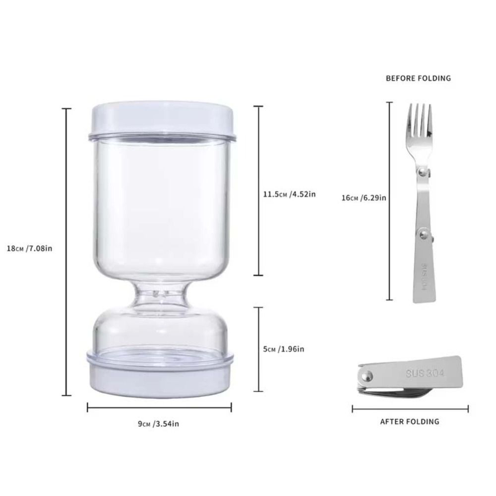 Hourglass Type Pickle Vegetable Jar Food Filter Container  For Storing Pickles