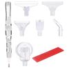 Diamond Painting Art Sticky Drill Dot Pen with Glue Clay Roller Diamond Art Pen with 5 Drill Pen Picking Heads and 1 Glue Clay