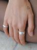 Leeenoir Snowflake Texture Ring