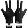 Billiard Gloves Three Finger Gloves Elastic Snooker Pool Gloves Anti-Slip Billiard Training Gloves for Men Women Left Hand
