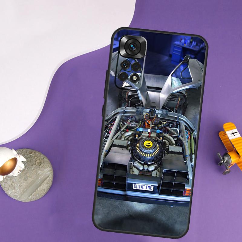Back to the Future DeLorean Case For Xiaomi Redmi Note 14 13 Pro 12 9 10 11 Pro 10S 11S 12S Redmi 14C 13C 10C 12C Cover