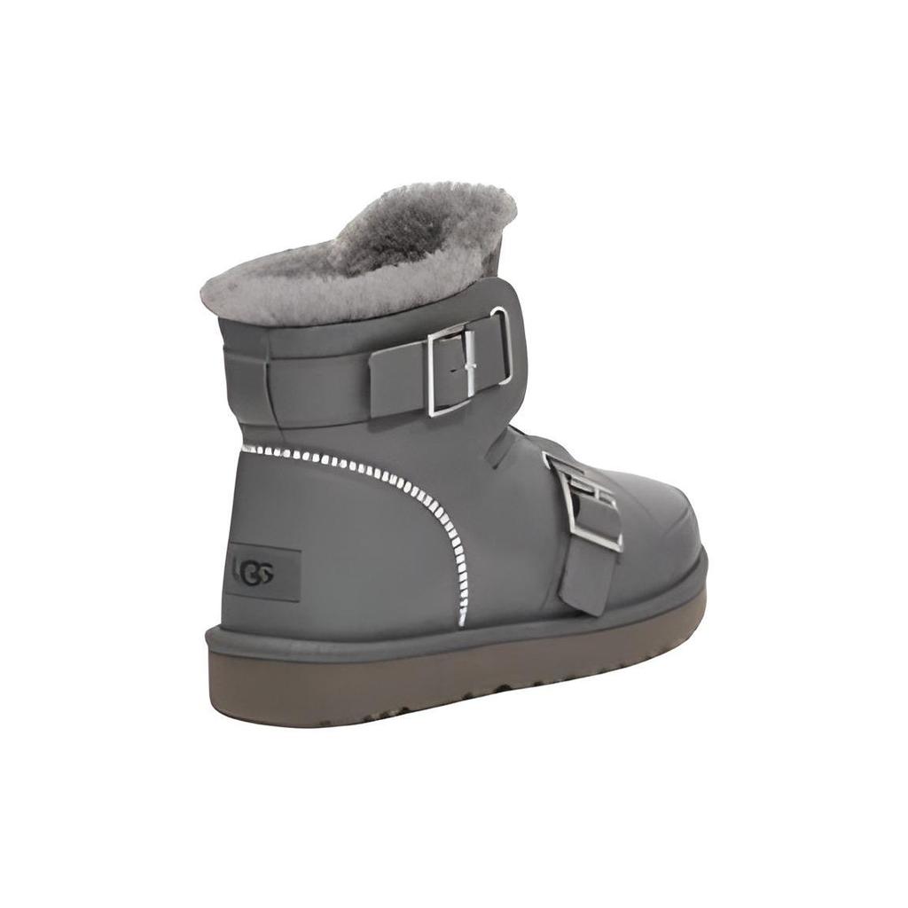 UGG Mini Buckle Short Boots 'Grey' Women's 1138157-CHRC